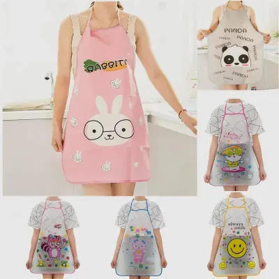 Beautiful Printed Kitchen Waterproof Cooking Bib Apron